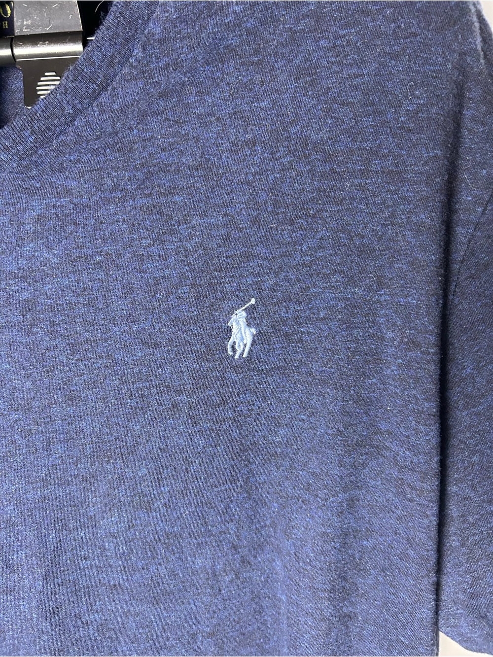 Polo by Ralph Lauren Navy Short-Sleeve V-Neck Tee - Picture 3 of 4